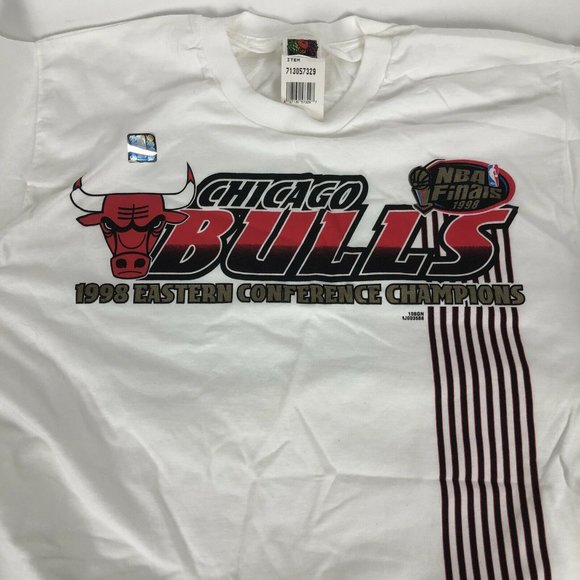 Fruit of the Loom Other - Vintage Chicago Bulls 1998 Eastern Conf Tshirt New